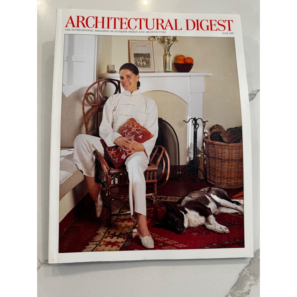 Architectural Digest July 1997 Vintage Magazine Interior Design Architecture